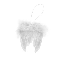 Engelflügel, weiss, schmal 13x15cm