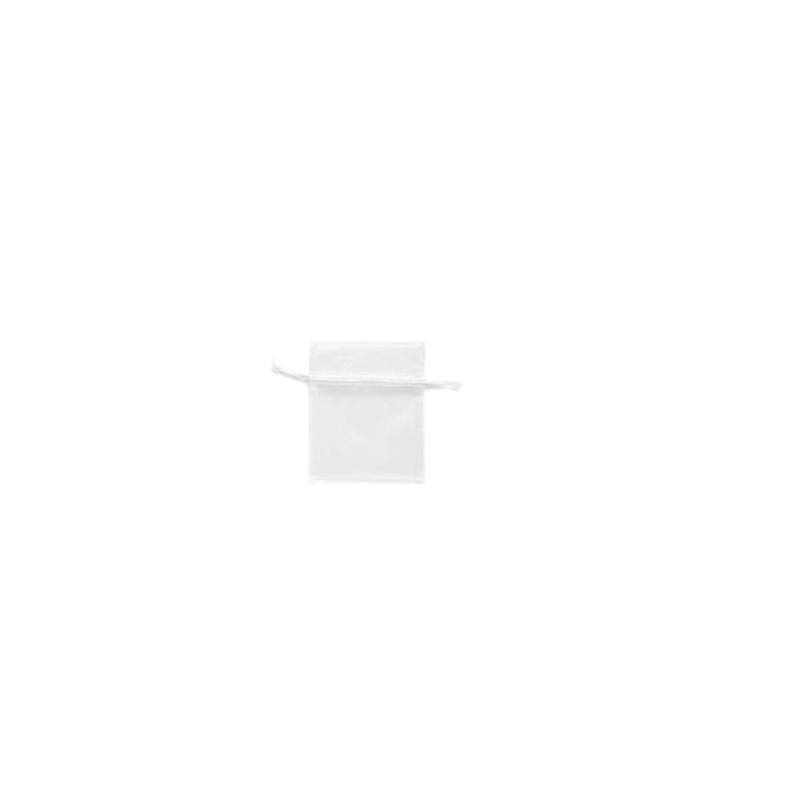 Sac en organza 8x10 cm 6pcs blanc