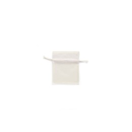 Organza bag 10x12,5 cm 5pcs cream