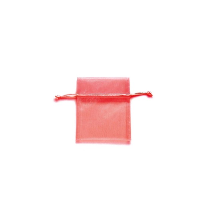 Organzasäckchen 12,5x16 cm 4 Stück rot