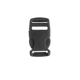 Fermoir Paracord 20mm 5pcs noir