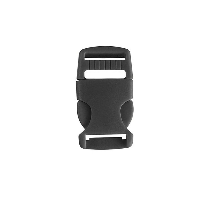 Fermoir Paracord 20mm 5pcs noir