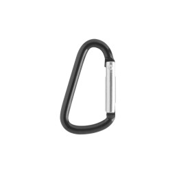 Paracord Karabiner Haken 2 Stück 40mm schwarz