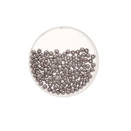 Wachsperlen grau 4mm 100 Stück