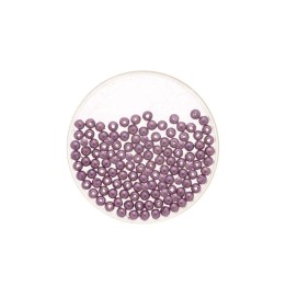 Wax beads lilac 4mm 100pcs