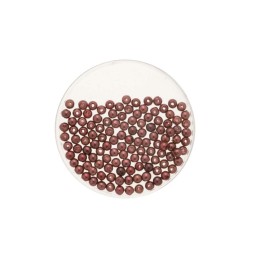 Perles cirées, bordeaux, 6mm 60 pcs