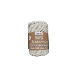 Makramee Rope 3mm 250g twisted cream