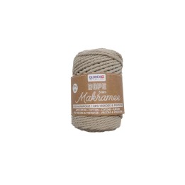 Makramee Rope 3mm 250g gedreht taupe