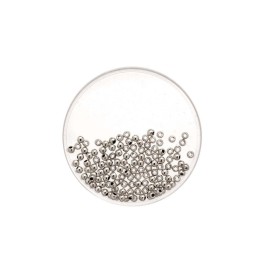 Metallic-Perle silberfarben 4mm 80 Stück