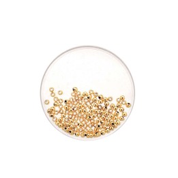 Metallic-Perle goldfarben 8mm 15 Stück