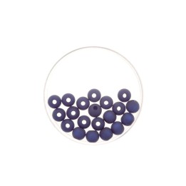 Bead 8mm Polaris mat 15pcs dark blue