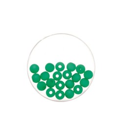 Perle 8mm Polaris mat 15pcs vert foncé