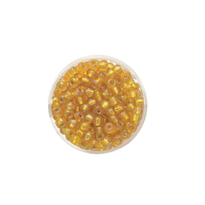 Rocailles 4,5mm 17g gelb AB