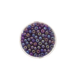 Rocailles 4,5mm 17g dunkelblau AB