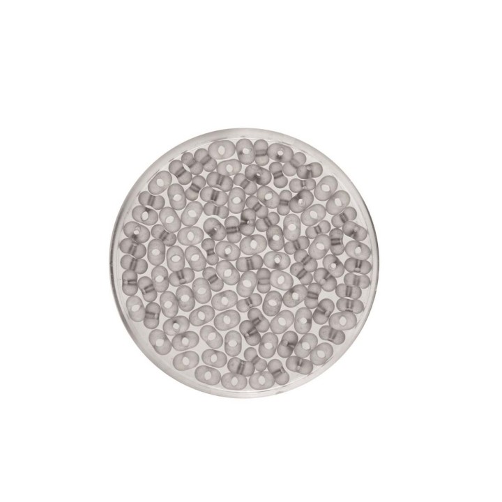 Rocailles Farfalle 2/4mm mat gris 17g
