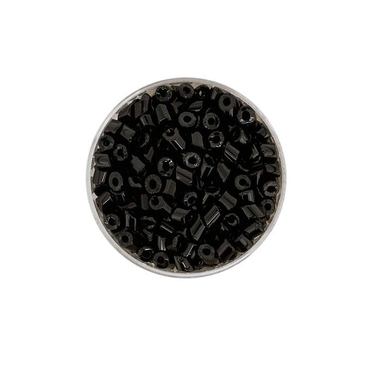 Farfalle 2/4mm opak schwarz 17g
