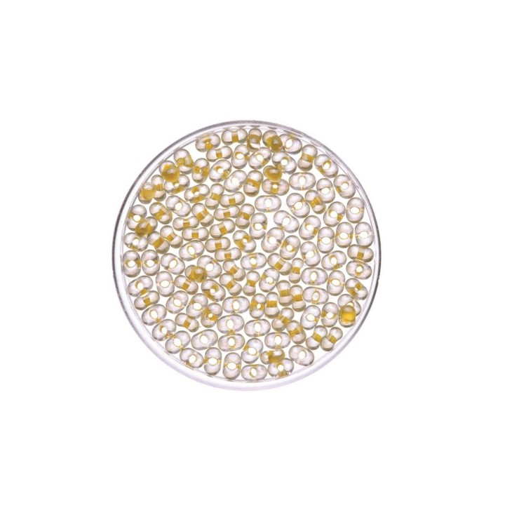 Farfalle 2/4mm transparent gelb 17g