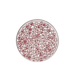 Farfalle 2/4mm kristall  rosa 17g