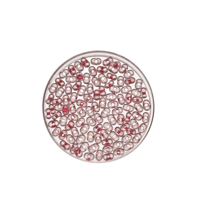 Farfalle 2/4mm kristall  rosa 17g