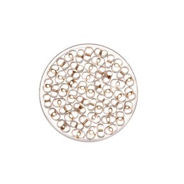 Rocailles Farfalle 6.5mm 17g crystal copper