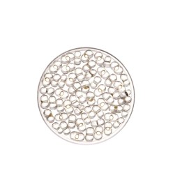 Farfalle 6,5mm kristall silber 17g
