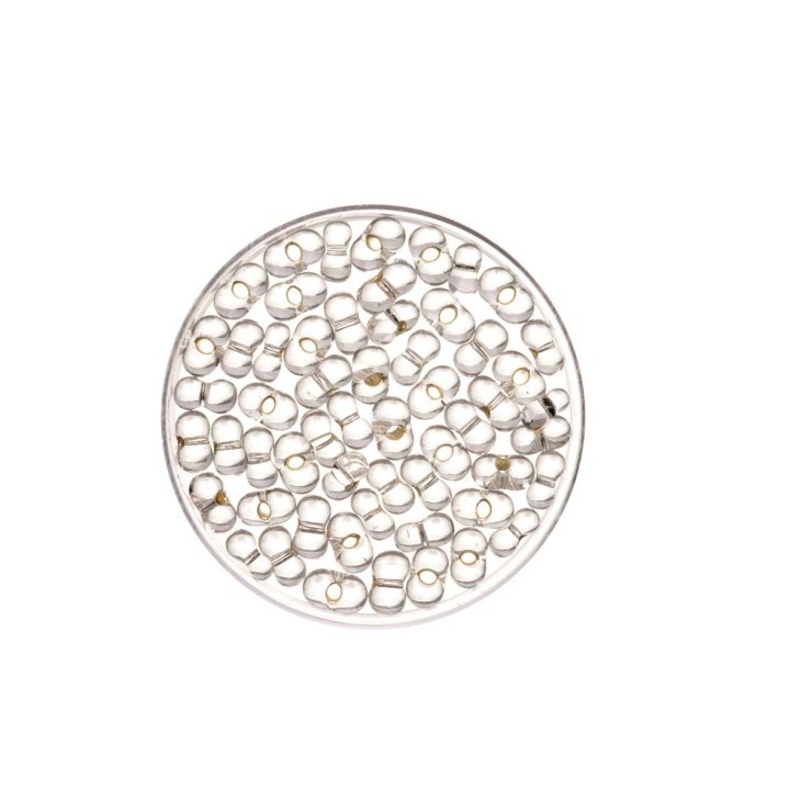 Farfalle 6,5mm kristall silber 17g