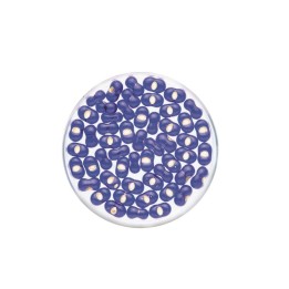Farfalle 6,5mm Silbereinzug dunkelblau 17g