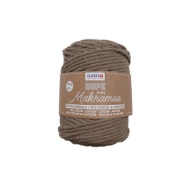 Makramee Rope 5mm 500g gedreht hellbraun