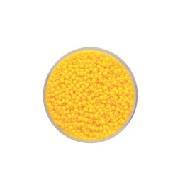 Rocailles 2,0mm opak gelb 17g