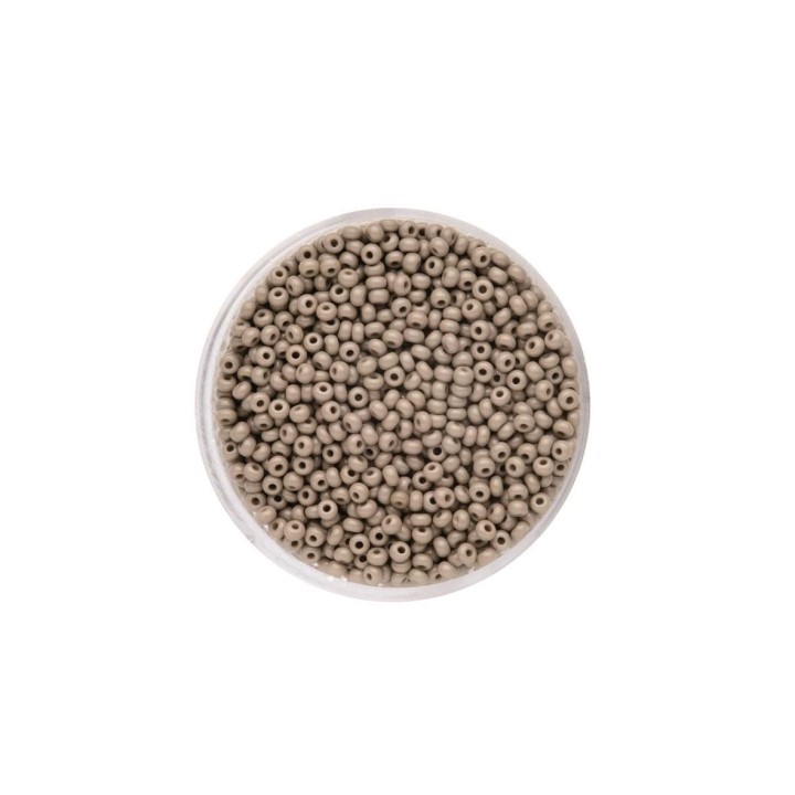 Rocailles 2.0mm opaque 17g gris