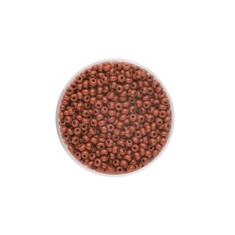 Rocailles satt dunkelbraun 2,6mm 17g