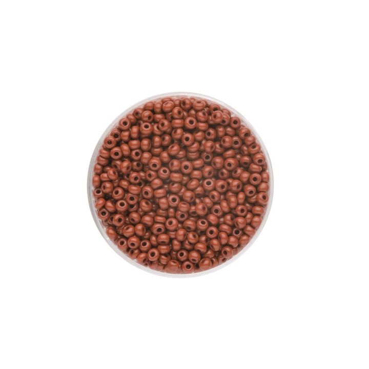 Rocailles satt dunkelbraun 2,6mm 17g
