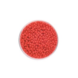 Rocailles corail intense 2,6mm, 17 g