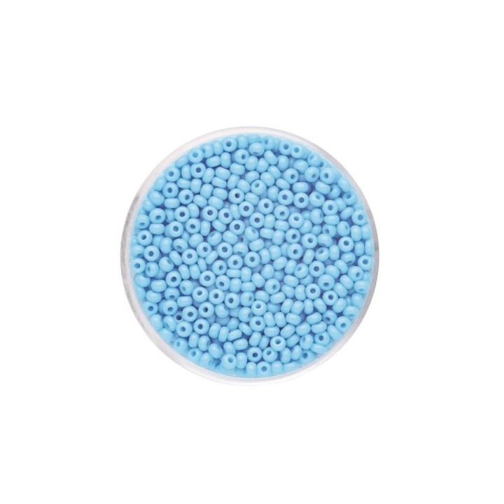 Rocailles satt helltürkis 2,6mm 17g