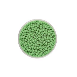 Rocailles satt grün 2,6mm 17g