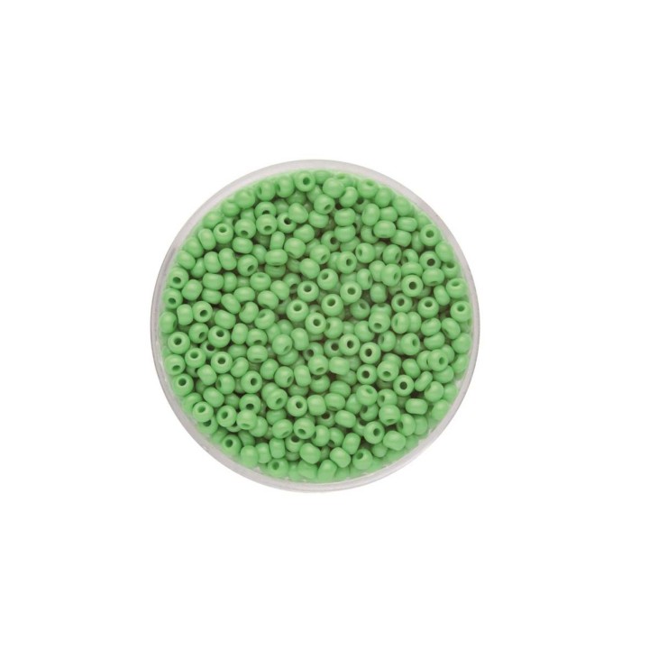 Rocailles satt grün 2,6mm 17g