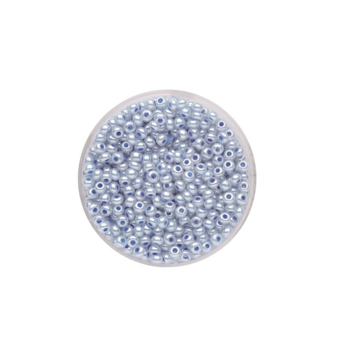 Rocailles 2,6mm Wachs blau 17g