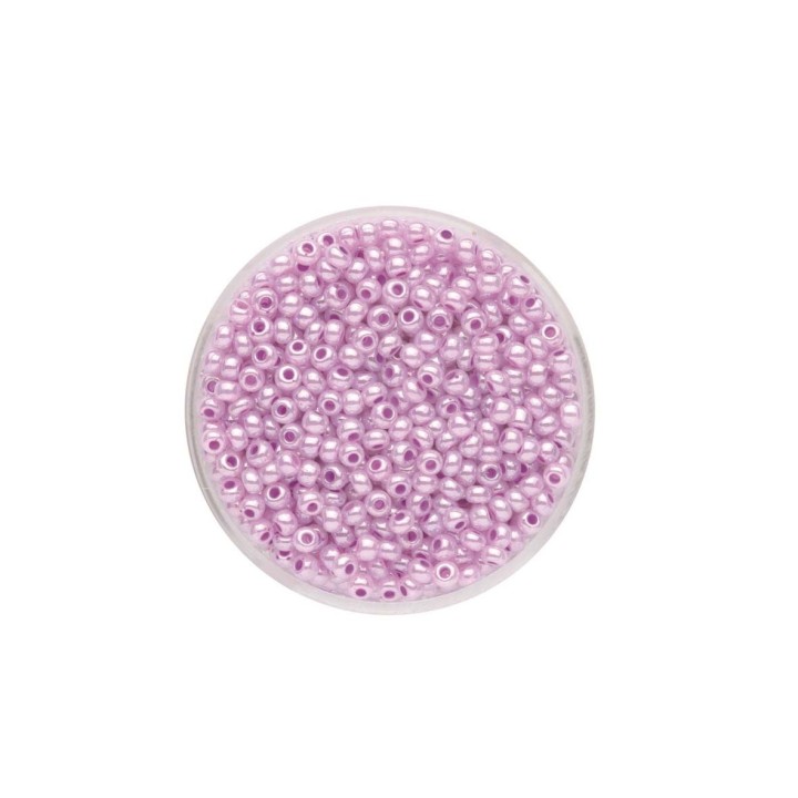 Rocailles 2,6mm Wachs lila 17g