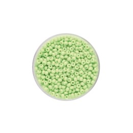Rocailles 2.6mm opaque 17g vert clair