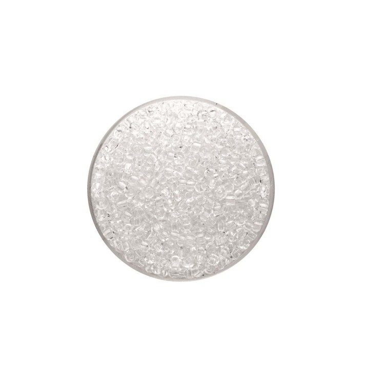 Rocaille beads transp. 2,6mm 17g