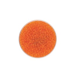 Rocaille beads transp.d'orange 2,6mm 17g