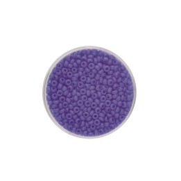 Rocaille beads transp. blue matt 9/0 17g