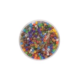 Rocailles transparent matt mix 2,6mm 17g