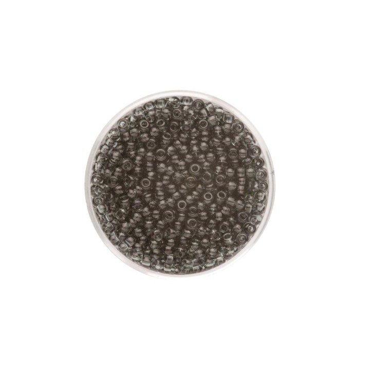 Rocailles transparent grau 2,6mm 17g