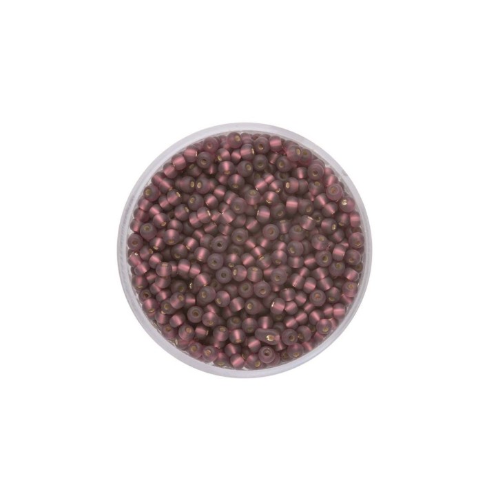 Rocailles 2,6mm matt lila 17g