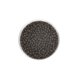Rocailles matt schwarz 2,6mm 17g