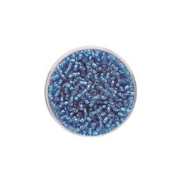 Rocailles Silbereinzug saphir 2,6mm 17g