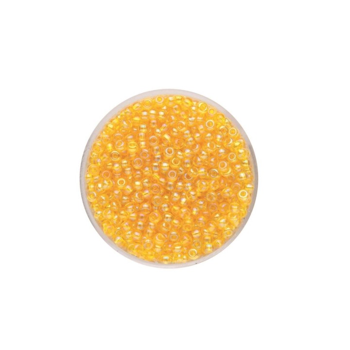 Rocailles Rainbow gelb 2,6mm 17g