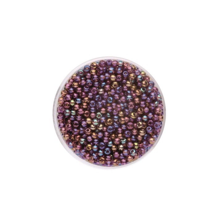 Rocailles Rainbow lila 2,6mm 17g
