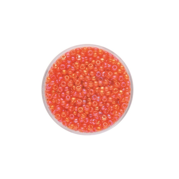 Rocailles 2,6mm Rainbow orange 17g
